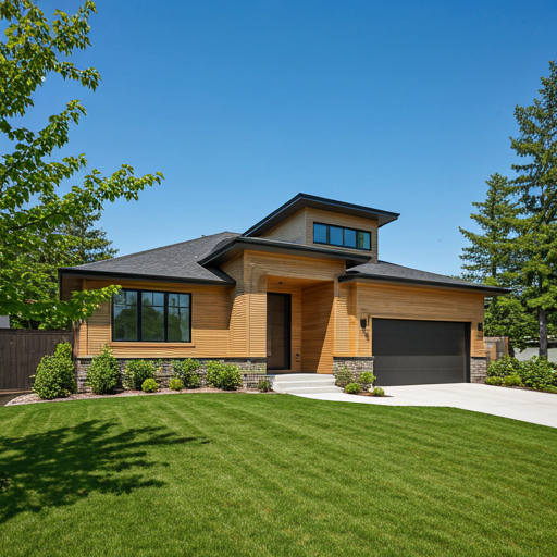 Modern suburban home in Saratoga Springs